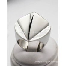 Big silver chunky special design ring for women men personalized finger ring design